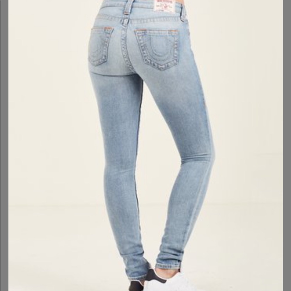 True religion chill indigo skinny jean size 29